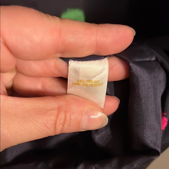 Kate Spade Belina Navy Blue Mini Dress with Colorful Polka Dots 100% Silk - Picture 4 of 4